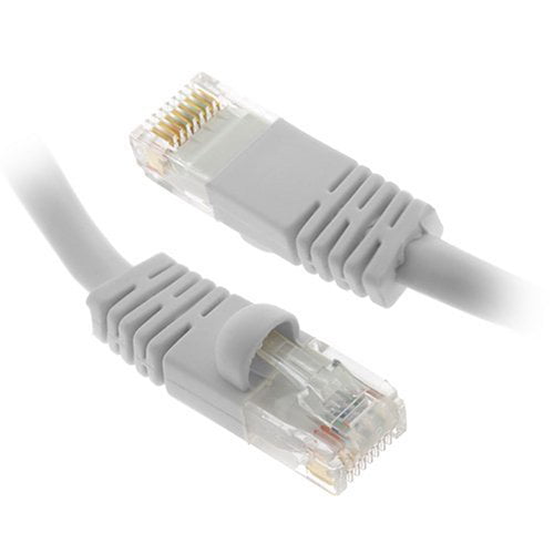 2X 50FT CAT5 CAT5E RJ-45 ETHERNET NETWORK PATCH CABLE WHITE HIGH SPEED INTERNET